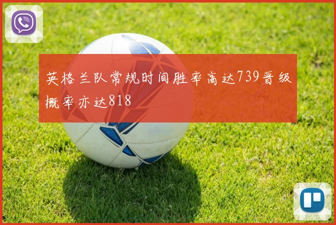 英格兰队常规时间胜率高达739晋级概率亦达818